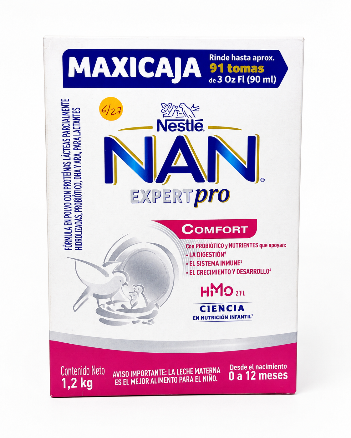 Formula Infantil Nan Expert Pro Comfor Maxicaja