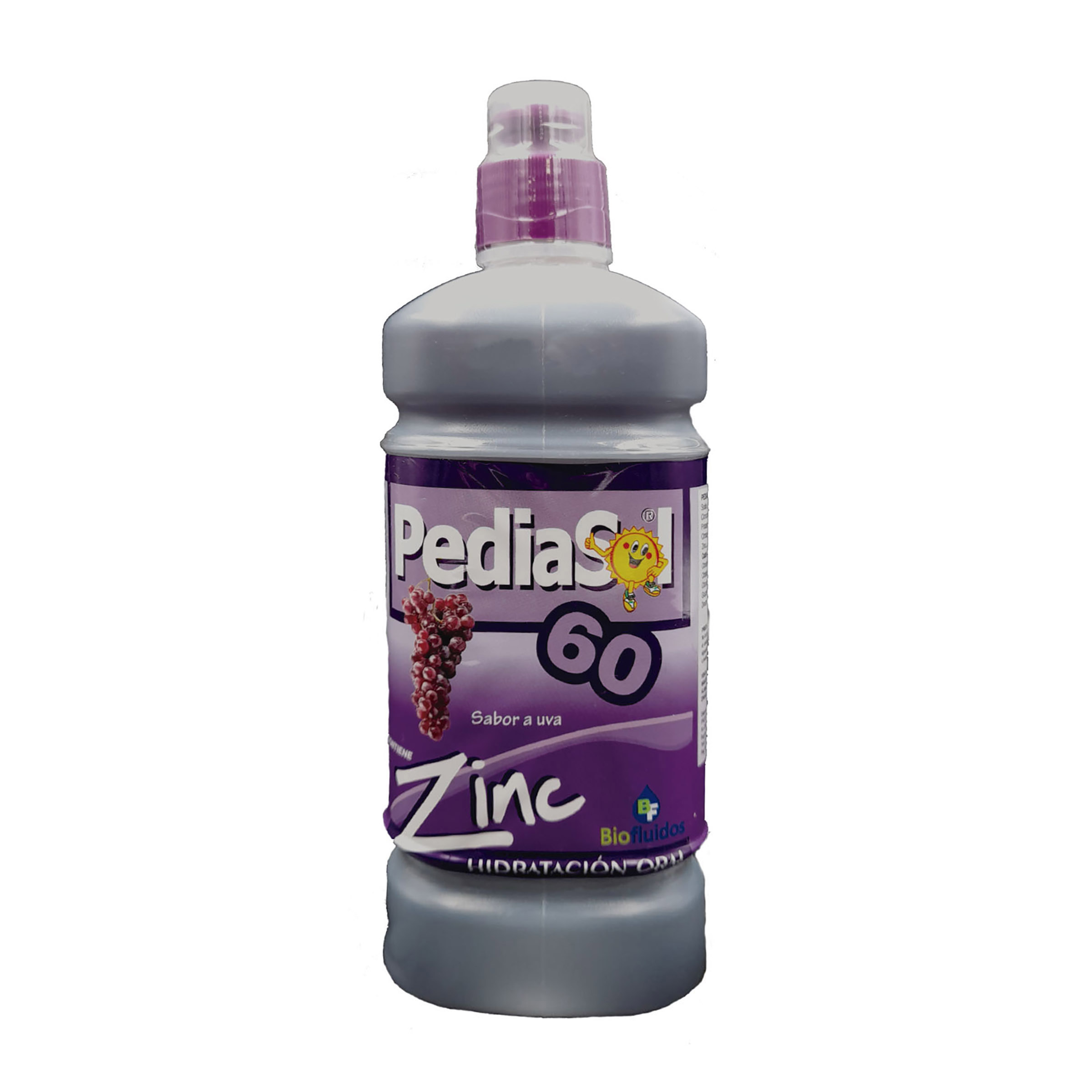 Pediasol Zinc 60 Suero Oral Sabor A Uva