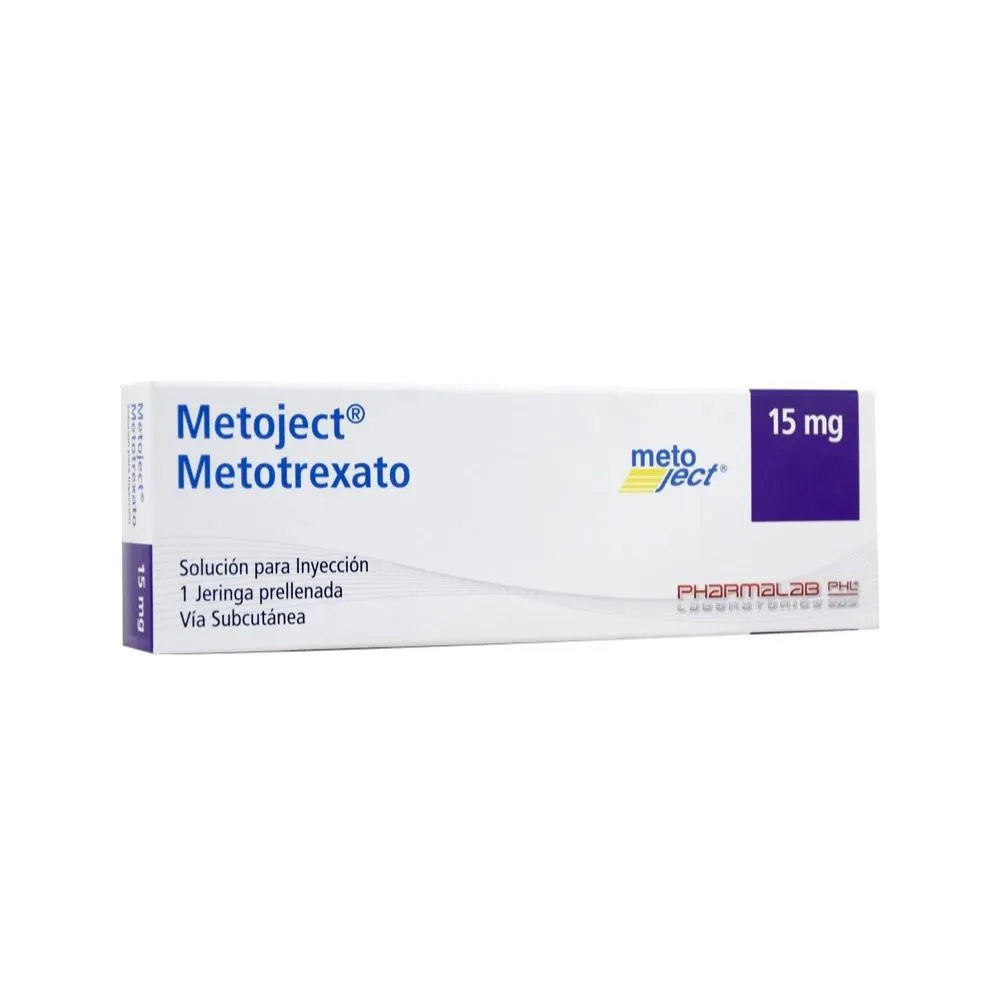 Metoject Metotrexato 15 Mg Solucion Inyectable