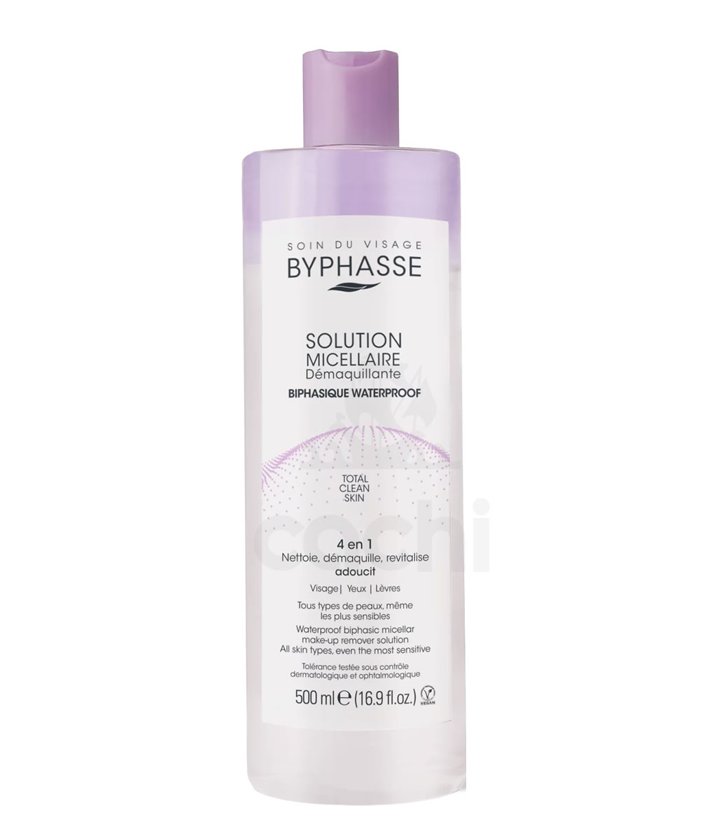 Agua Micelar Byphasse Desmaquillante Bifasica 4 en 1