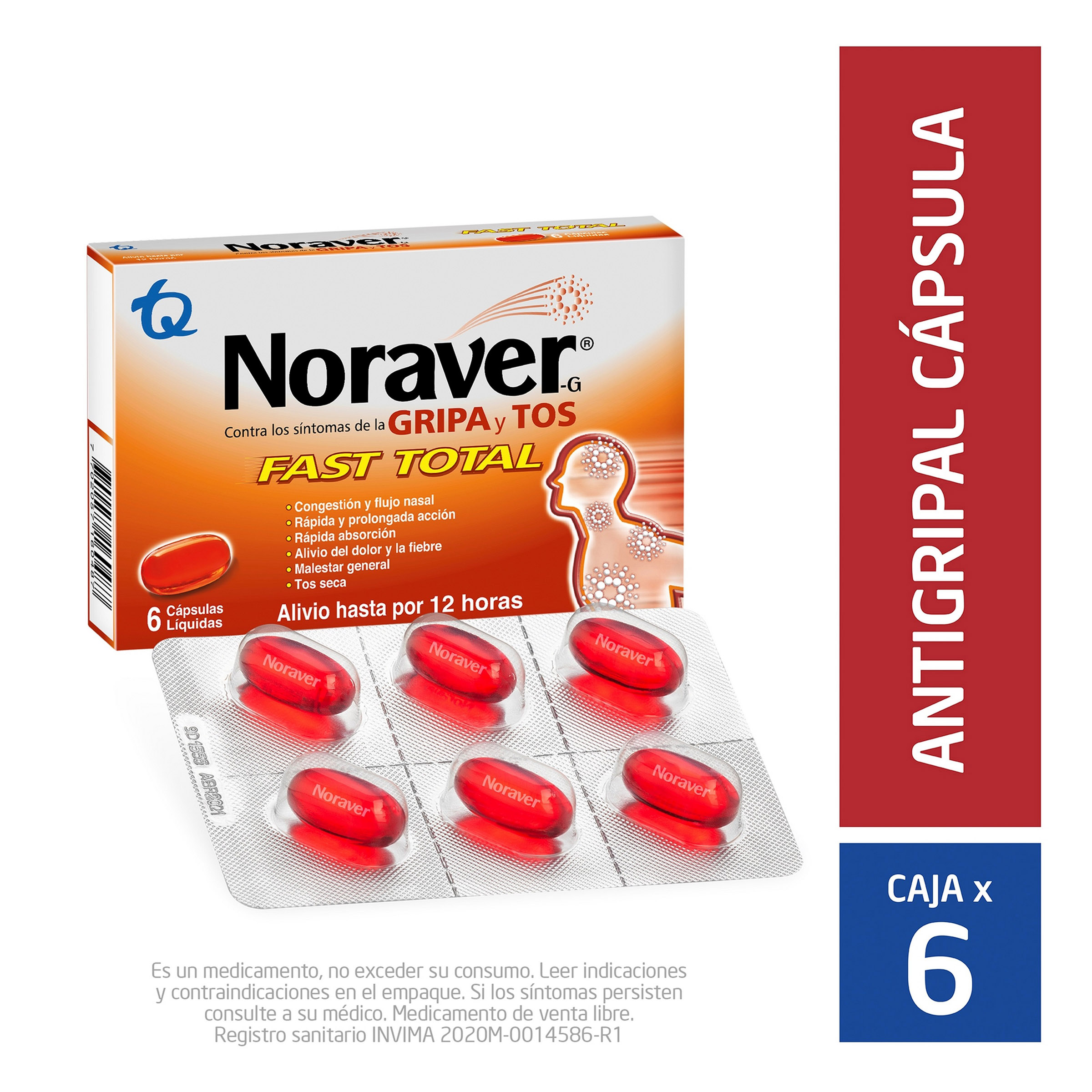 Noraver Gripa Fast Total