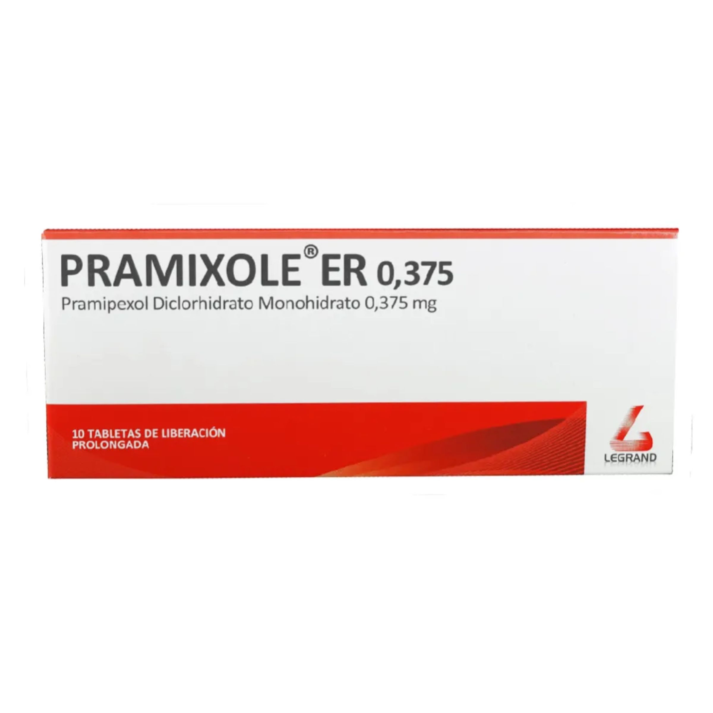 Pramixole Er Pramipexol Diclorhidrato Monohidrato 0.375 Mg Tabletas De Liberacion Prolongada