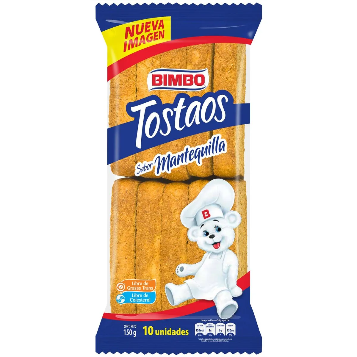 TOSTAITOS MANTEQUILLA 150 GR BIMBO