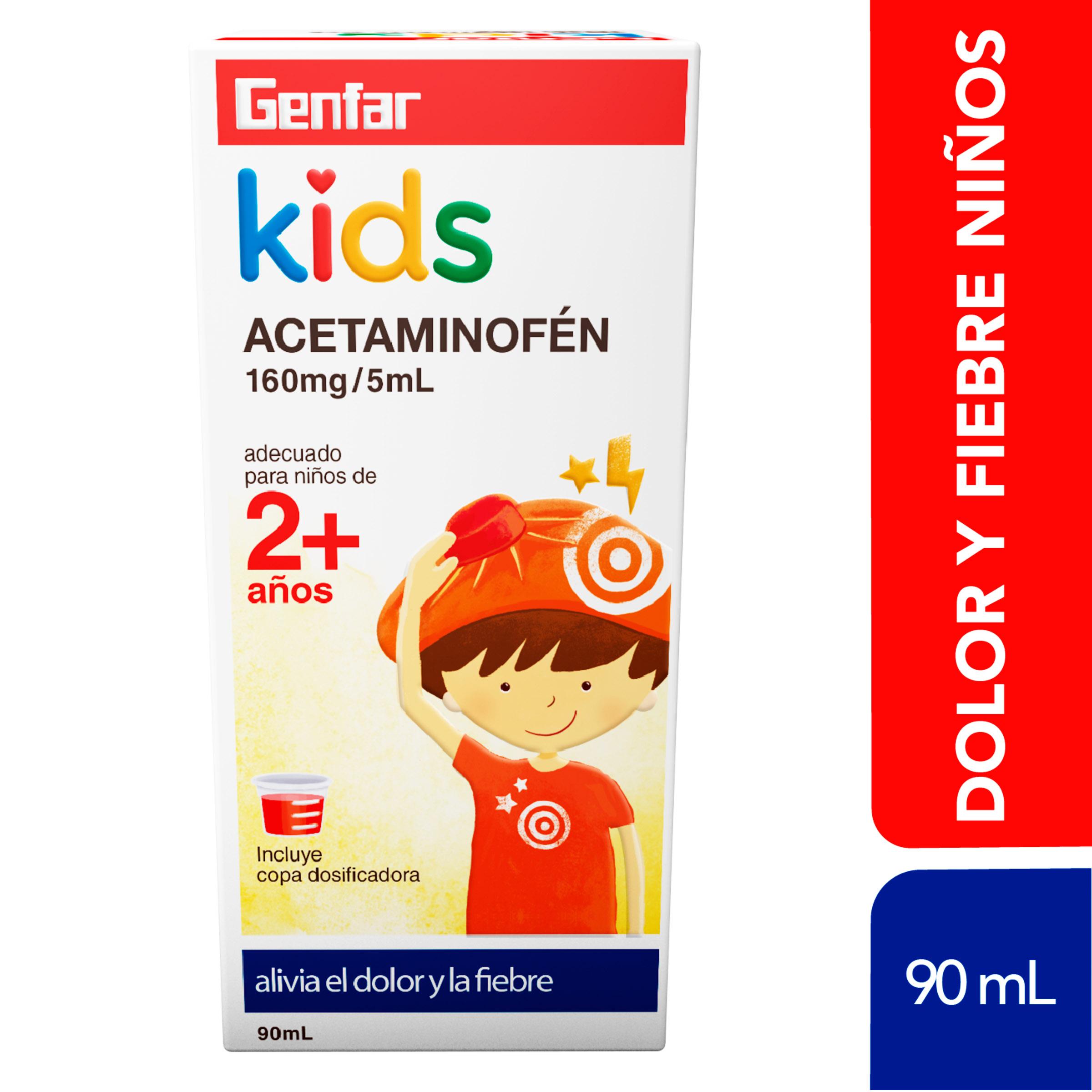 Acetaminofen Kids 160 Mg Incluye Copa Dosificadora