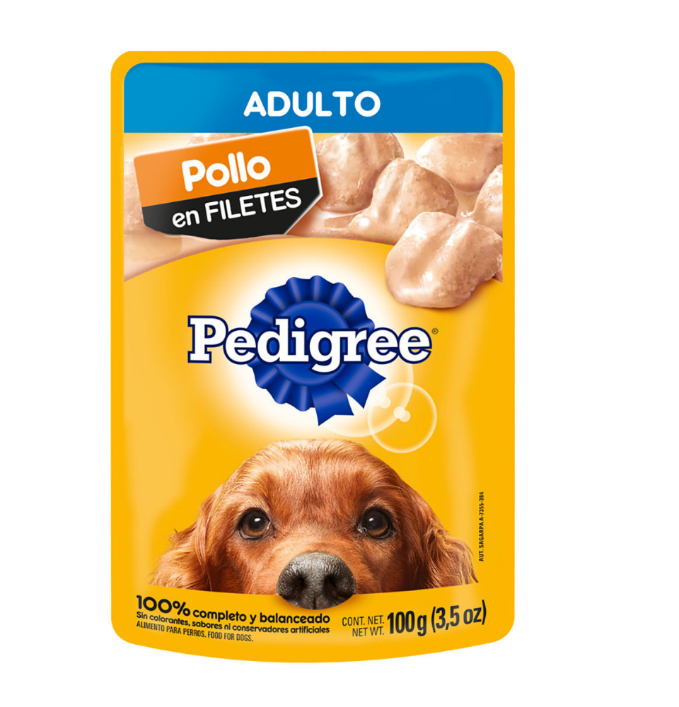 PEDIGREE ADULTO RAZAS GRANDES POLLO 100 GR