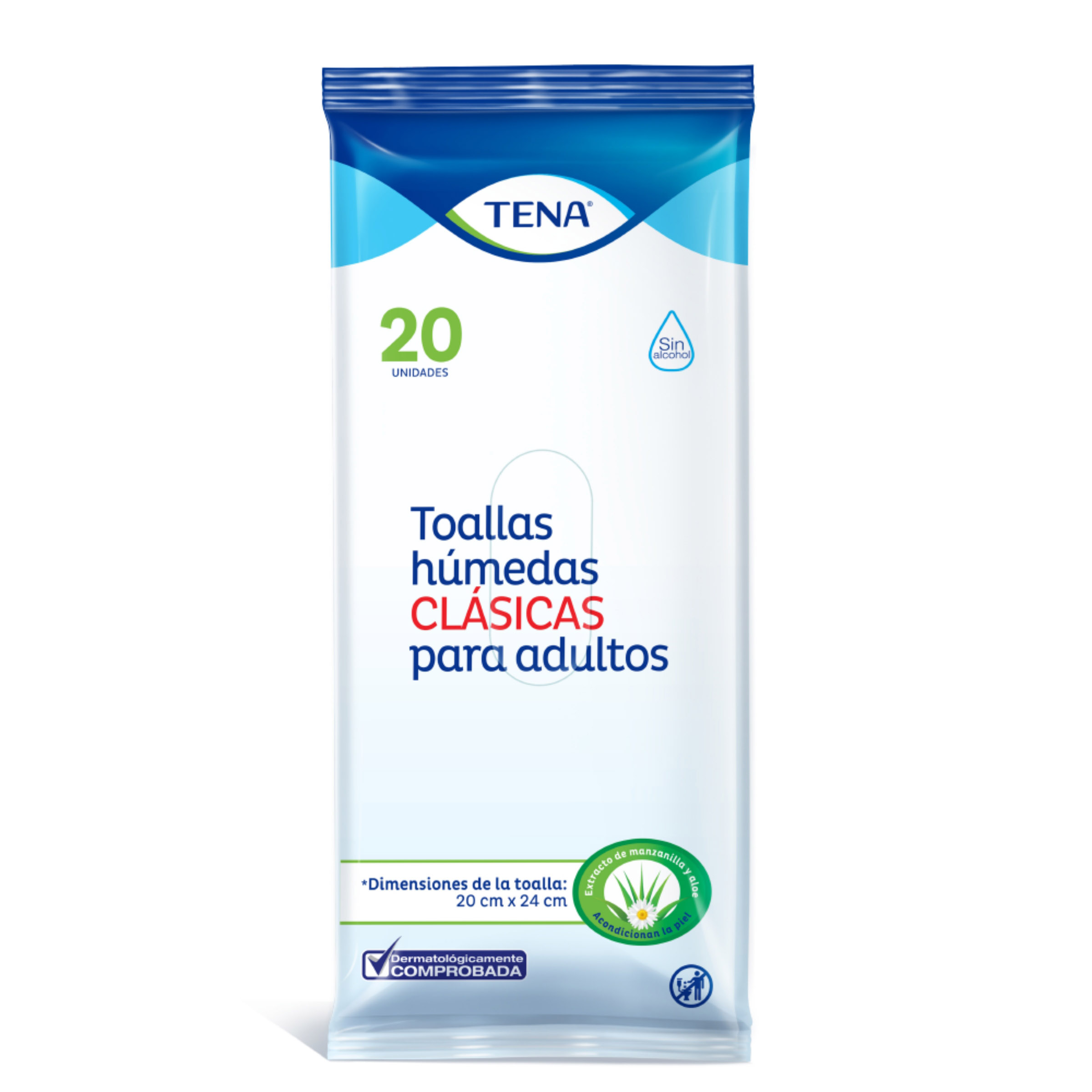 Toallas Humedas Clasicas Para Adultos Tena