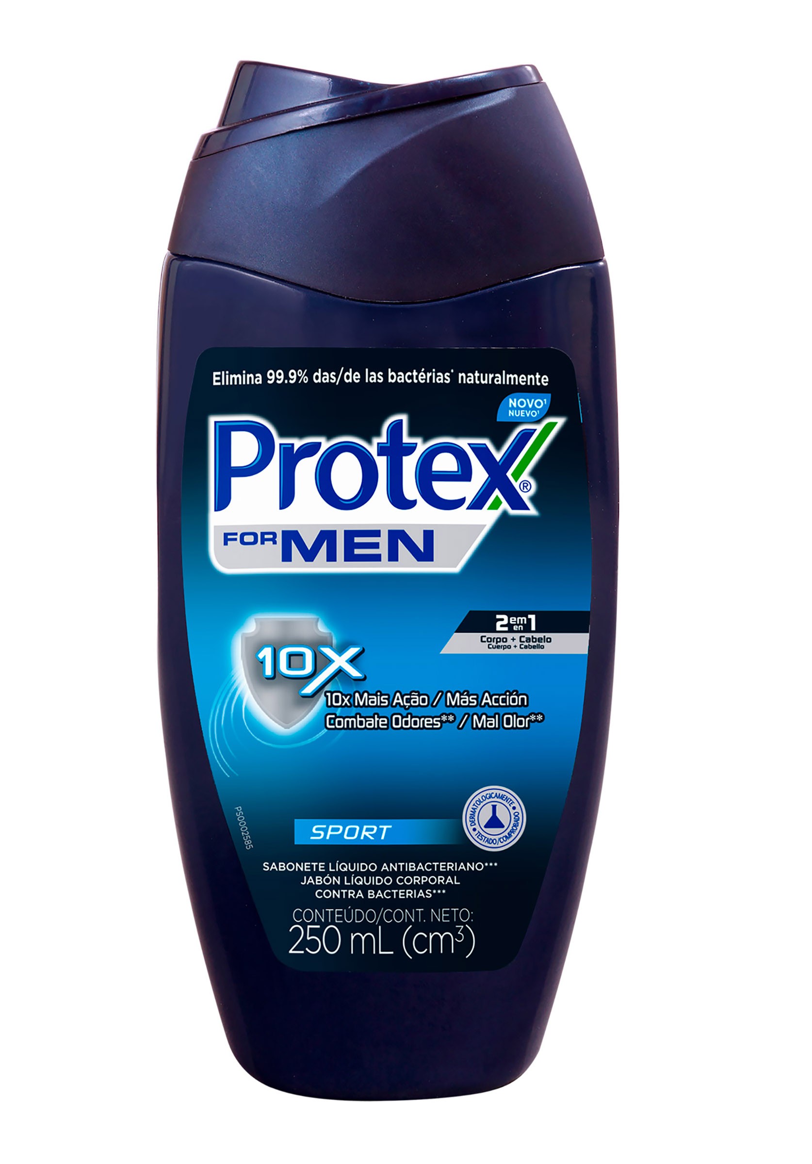 JABON PROTEX LIQUIDO FOR MEN SPOR 250 ML