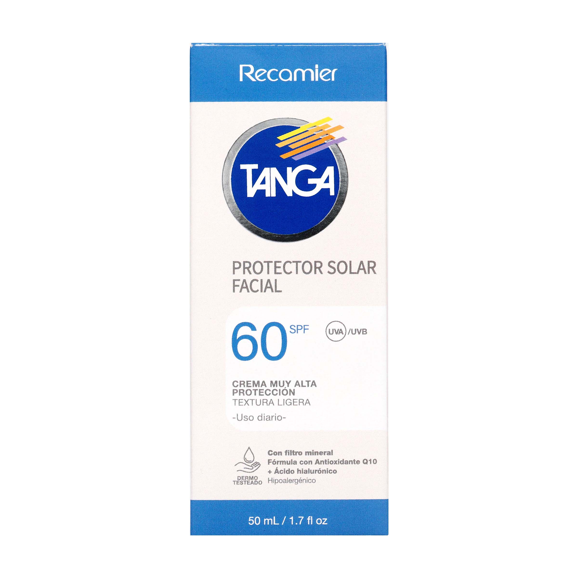 BLOQUEADOR TANGA SPF 60 FACIAL 50 ML