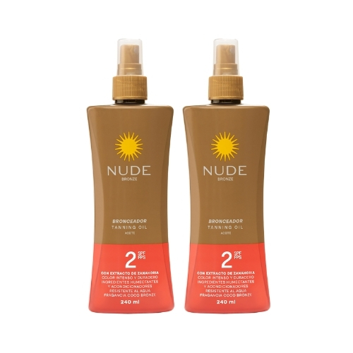 BRONCEADOR NUDE SPF 2 ACEITE 240 ML 2X1