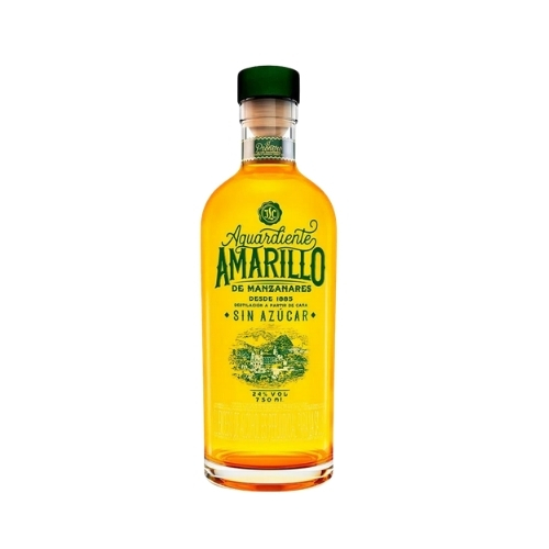 AGUARDIENTE AMARILLO DE MANZANARES 750 ML