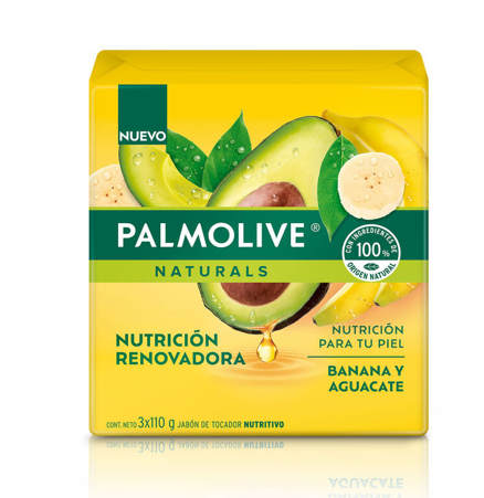 JABON PALMOLIVE BANANA Y AGUACATE 110 GR
