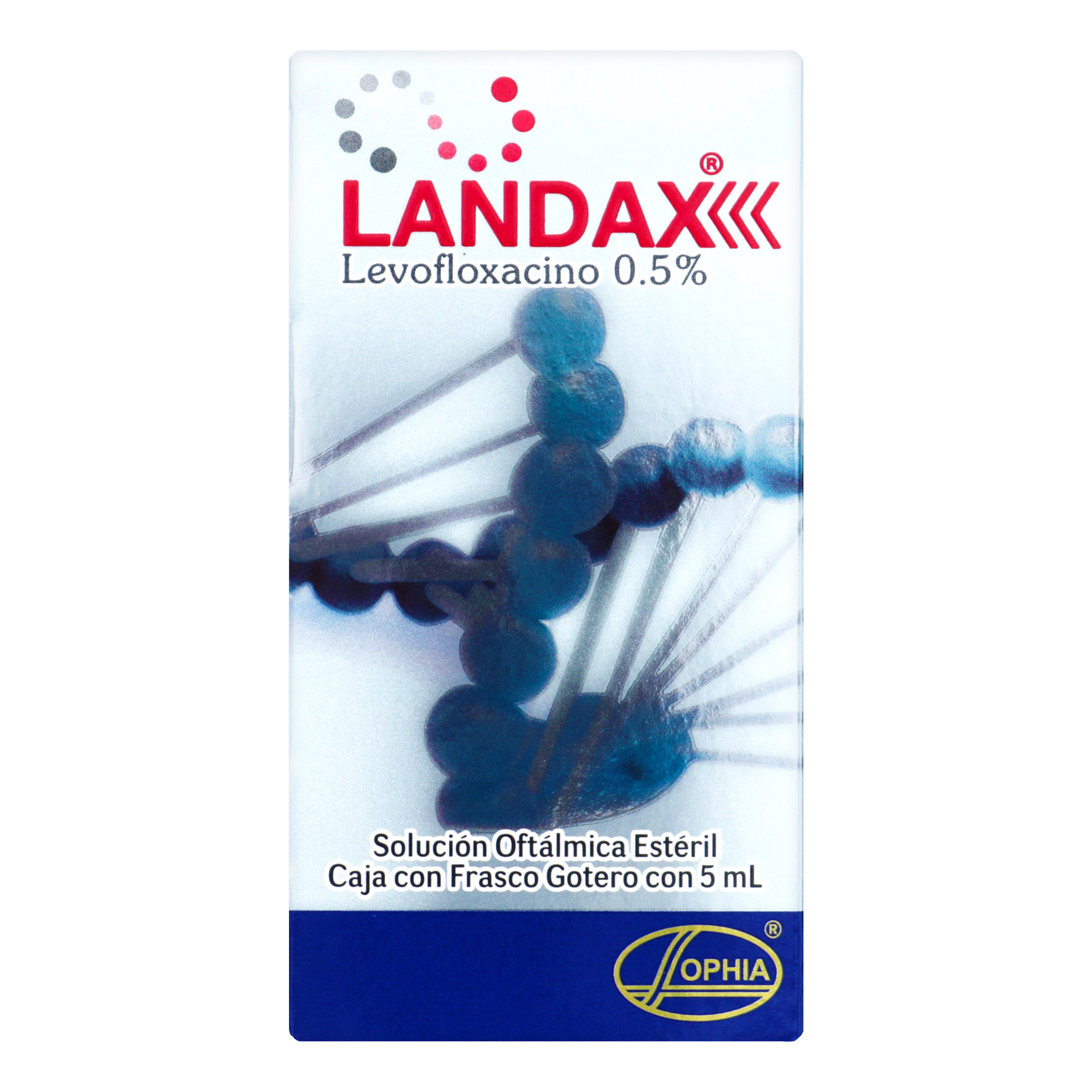 Landax Levofloxacino 0.5% Solución Oftálmica