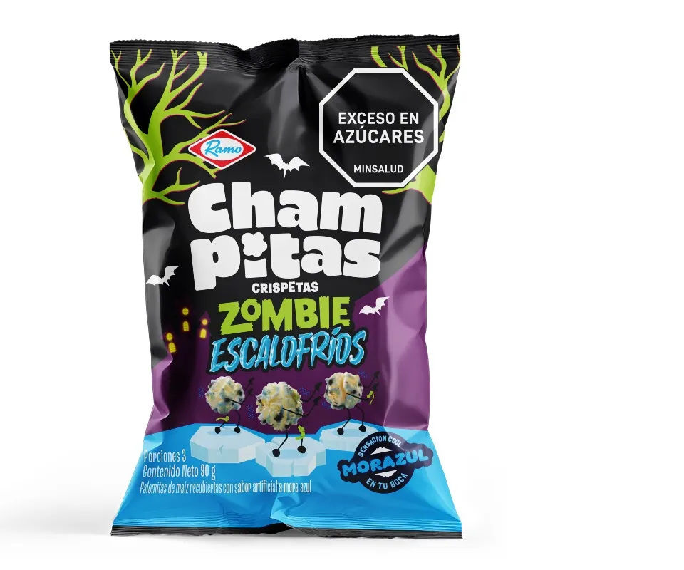 Champitas Crispeta Zombie Escalofrios 30 Gr