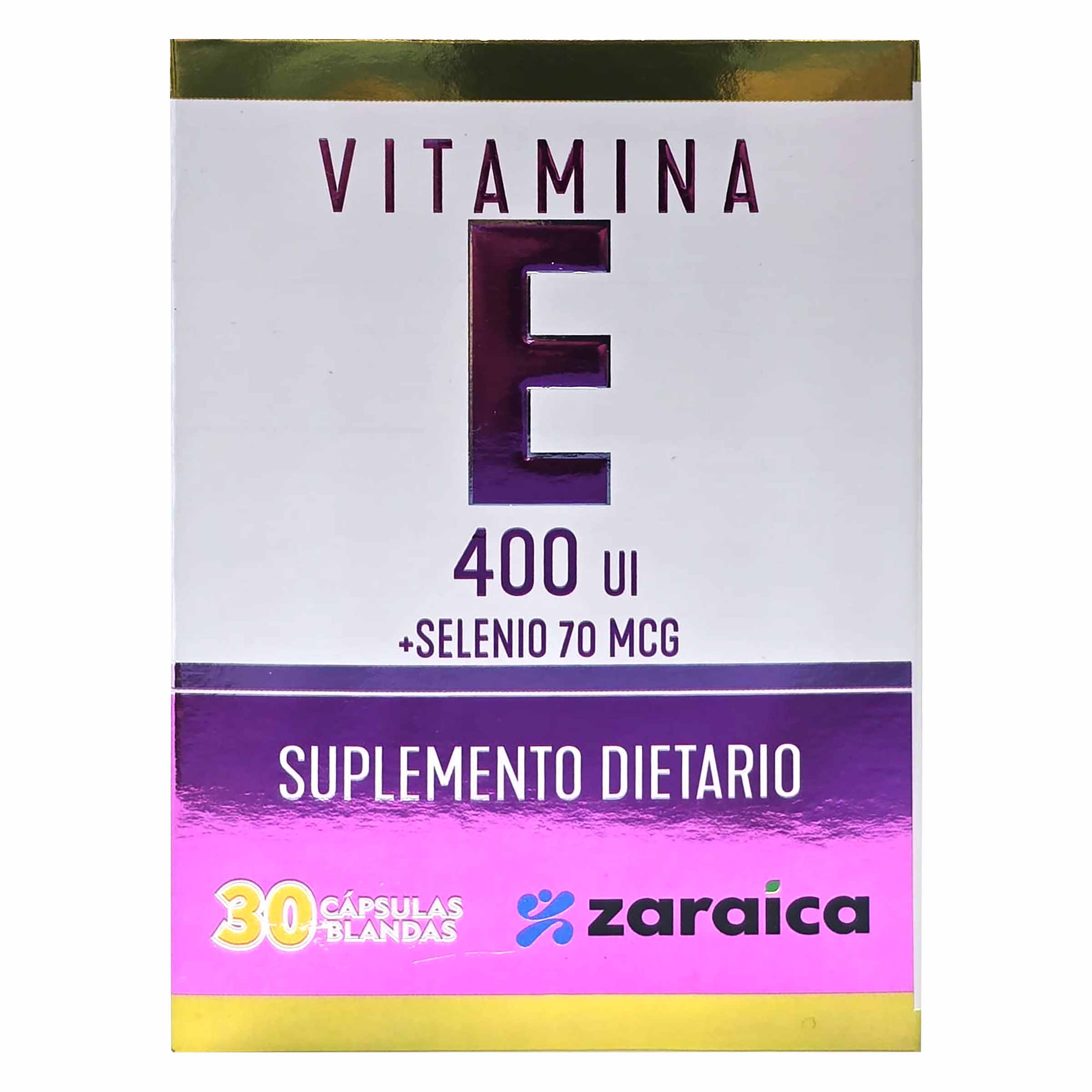 Vitamina E 400 Ui + Selenio 70 Mg