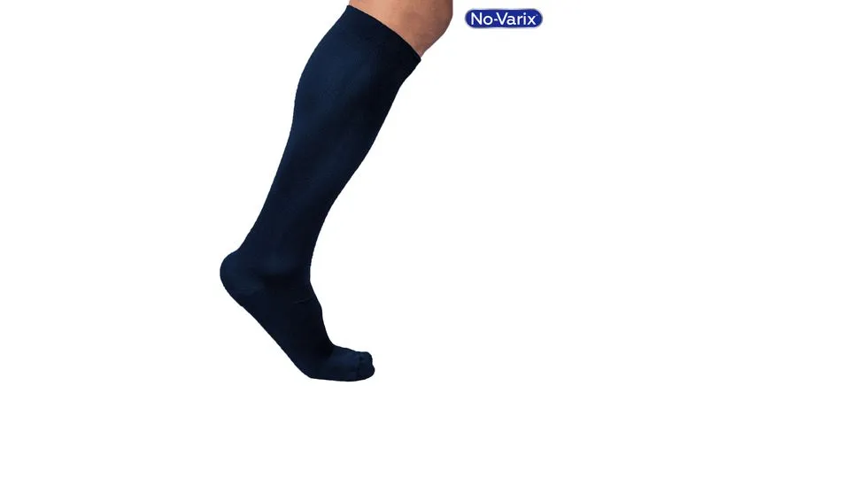 Media Novarix Hombre Navy 15-20 Negro Azulado Talla M