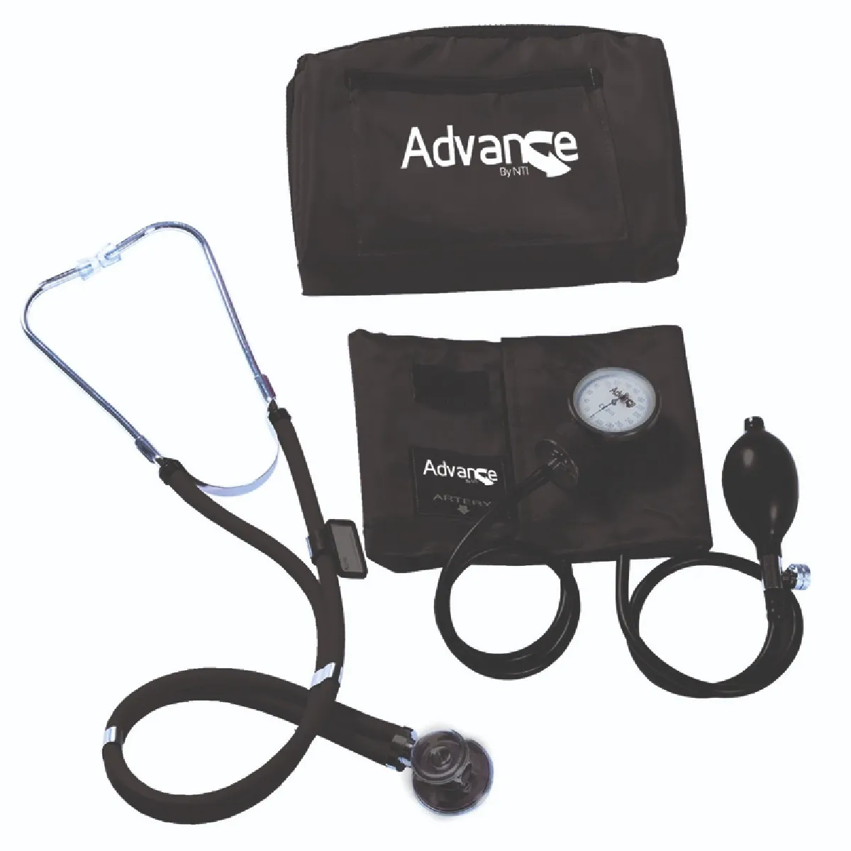 Tensiometro Kit + Estetos Negro Advance Nti