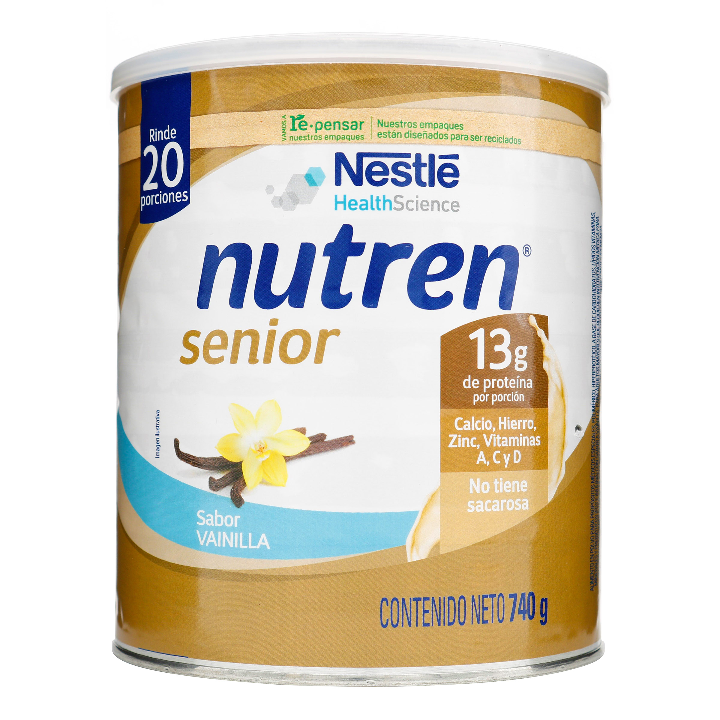 Nutren Senior Polvo Sabor Vainilla