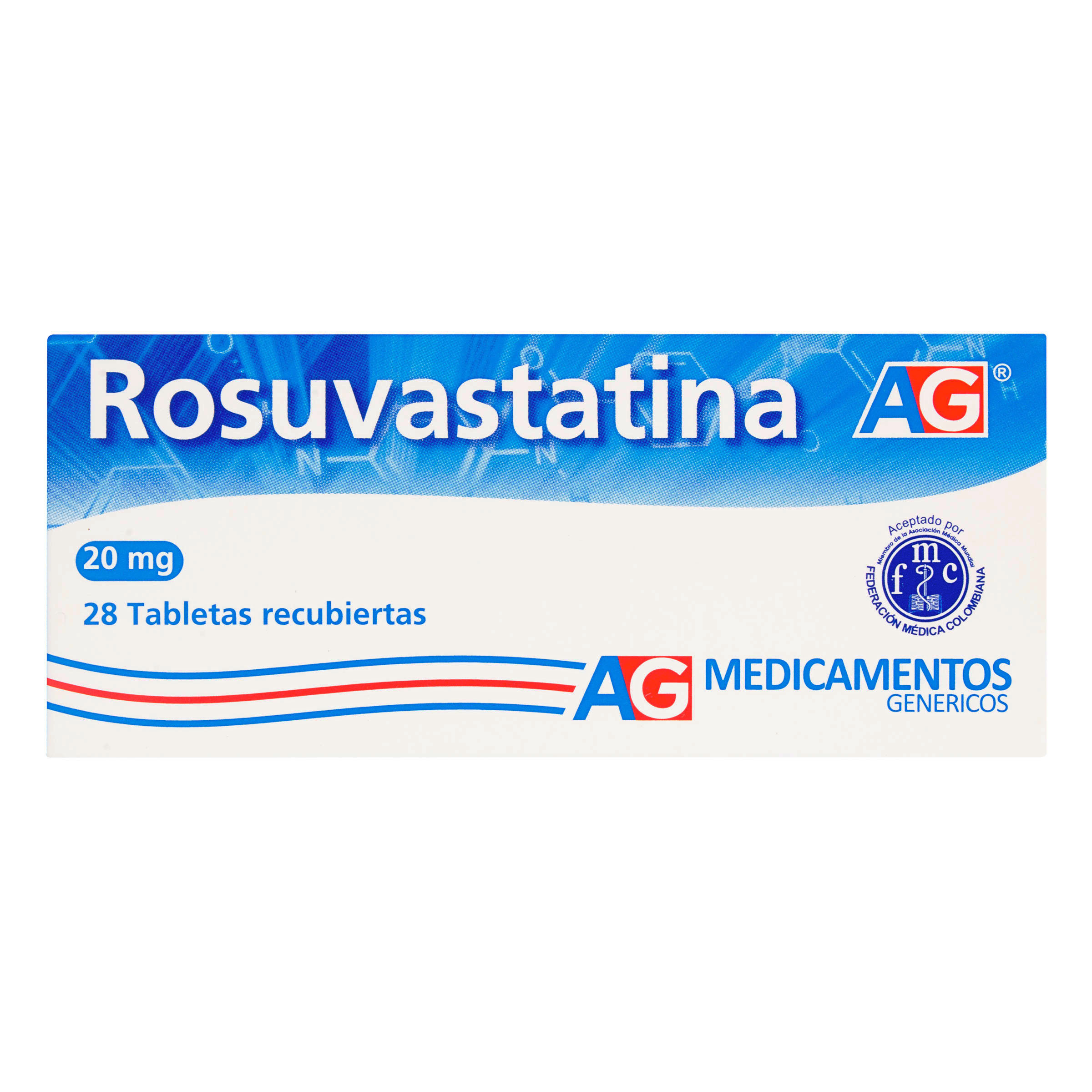 Rosuvastatina 20 Mg AG