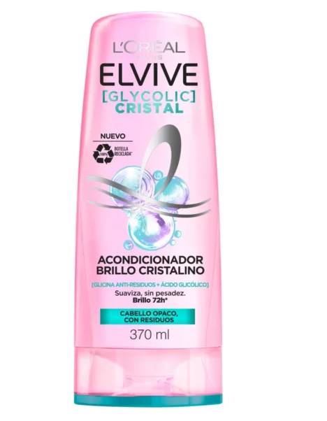 Acondicionador Elvive Glycolic Crystal brillo Cristalino