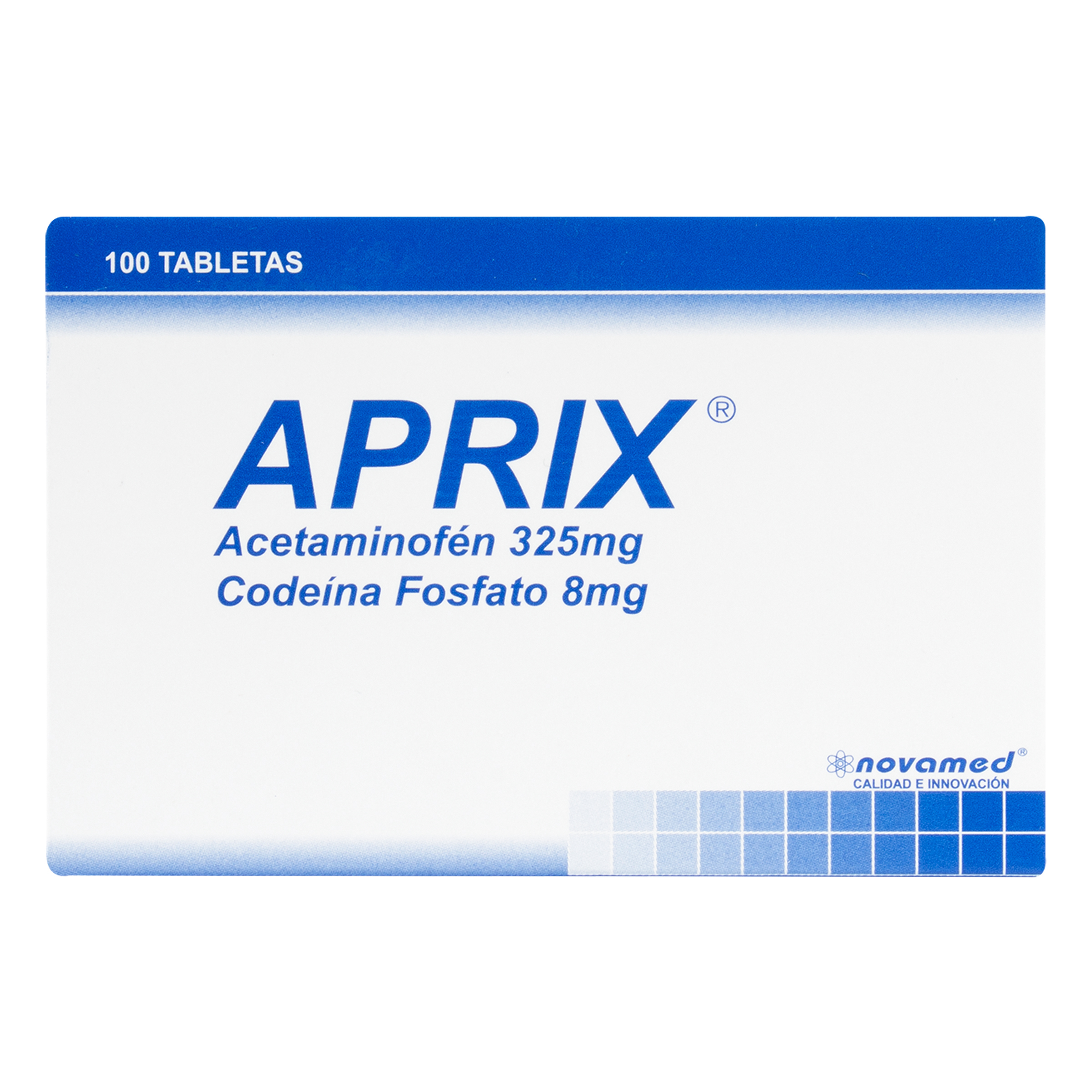 Aprix Acetaminofen + Codeina Fosfato 325/8 Mg