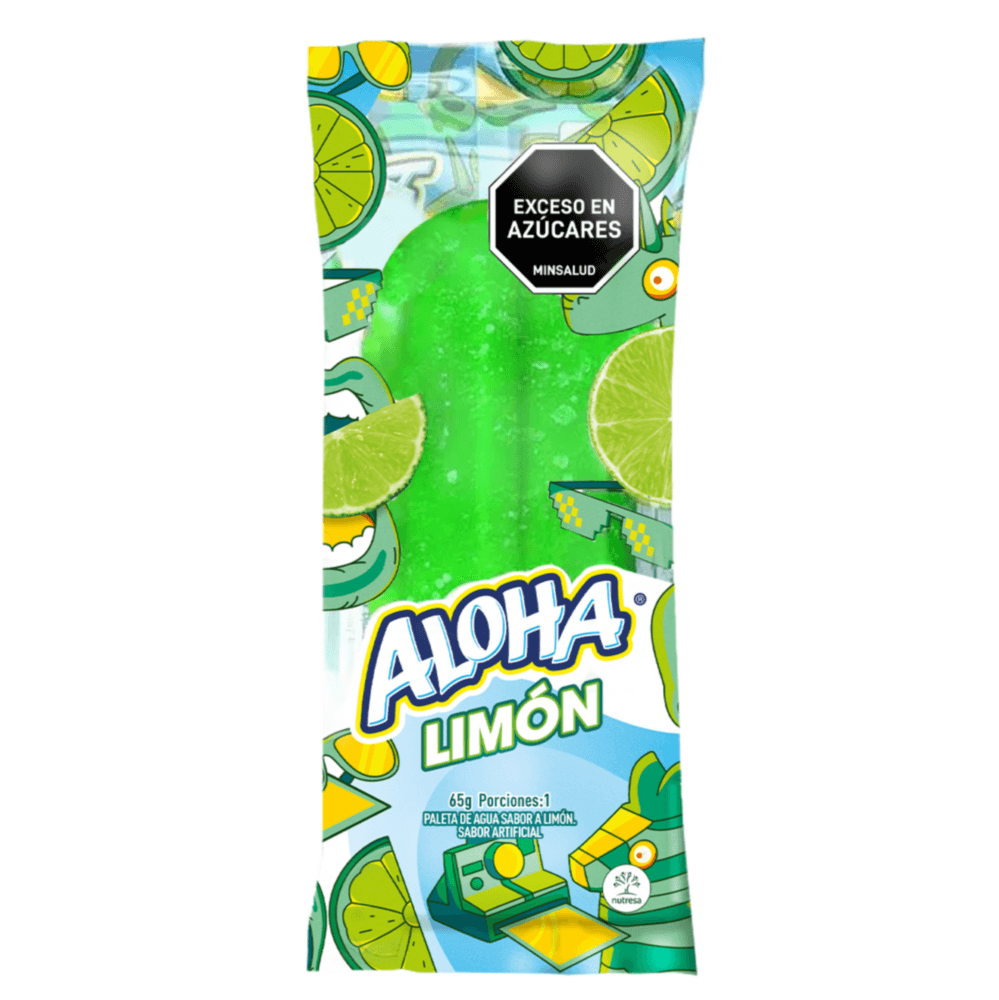 Paleta Aloha Limon 65 Gr