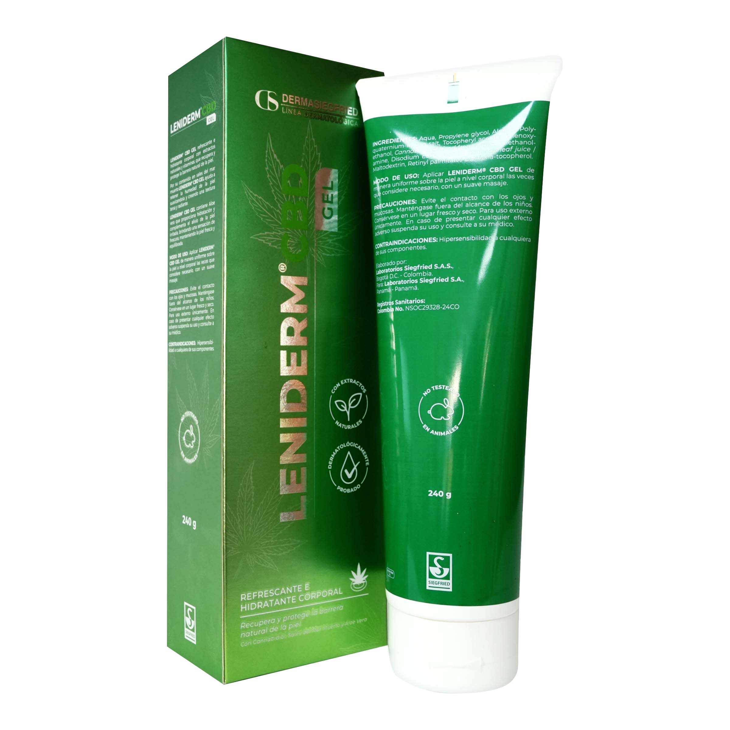 Leniderm Cbd Gel Tubo