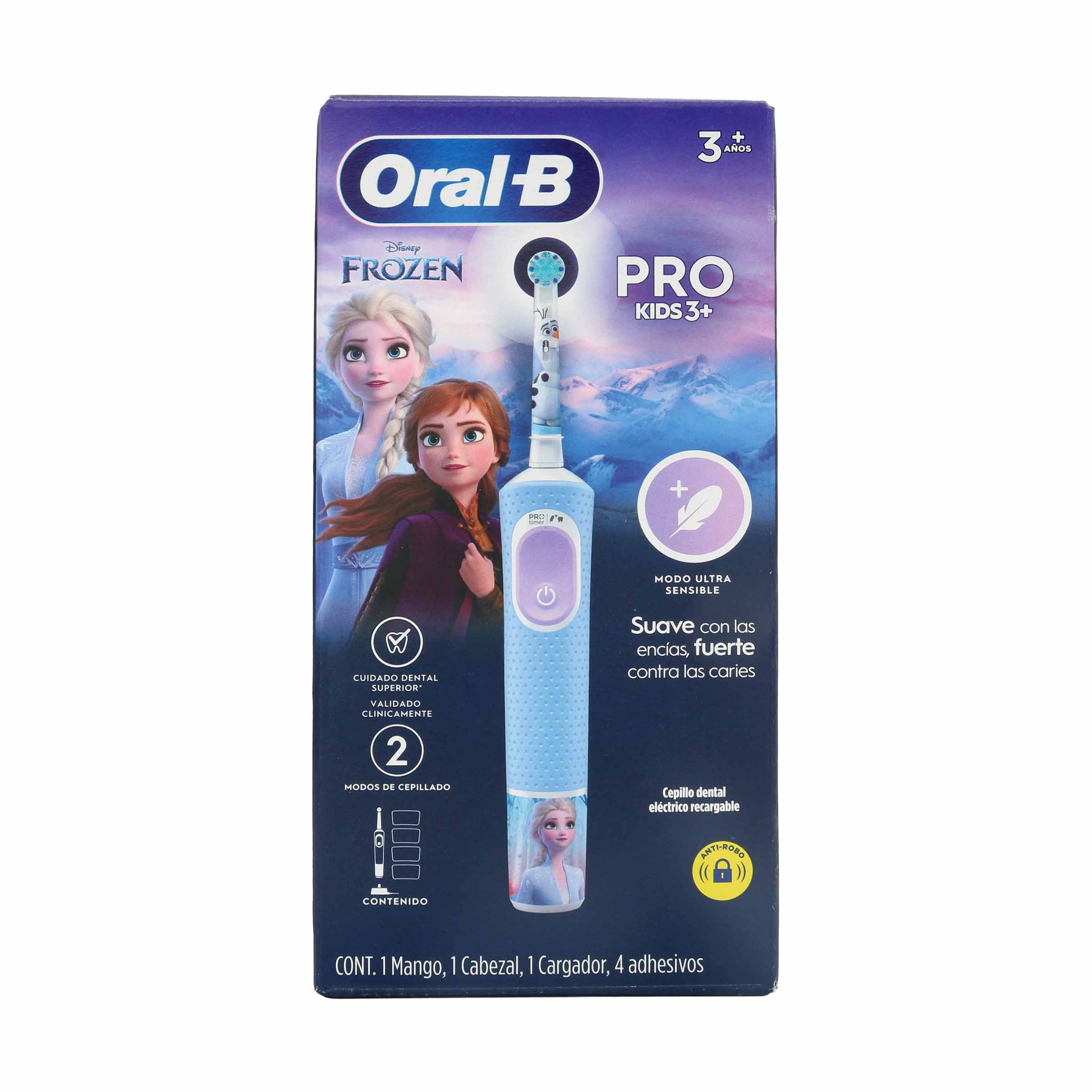 Cepillo Dental Electrico Oral B Kids Princesas Recargable+ Repuesto
