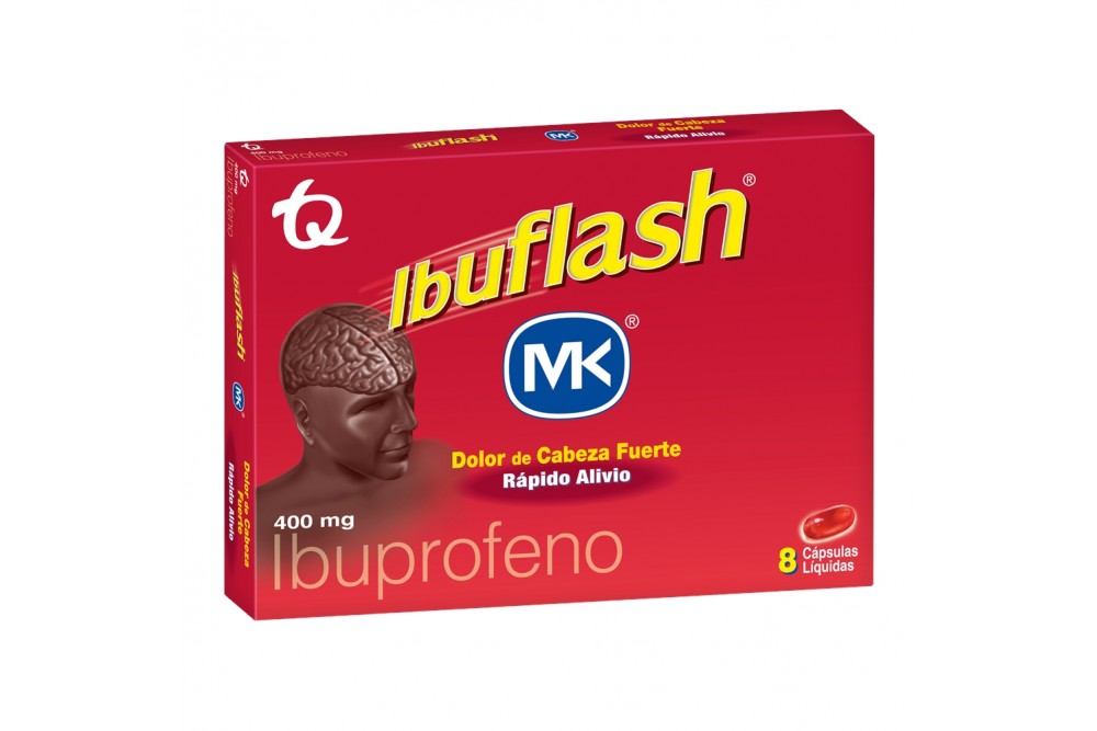 Ibuflash Ultra Forte Ibuprofeno Capsulas Liquidas 400 Mg