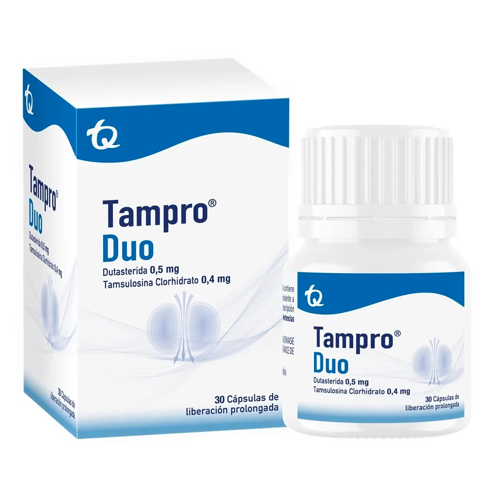 Tampro Duo Dutasterida Tamsulosina Clorhidrato 0.5 /0.4 Mg
