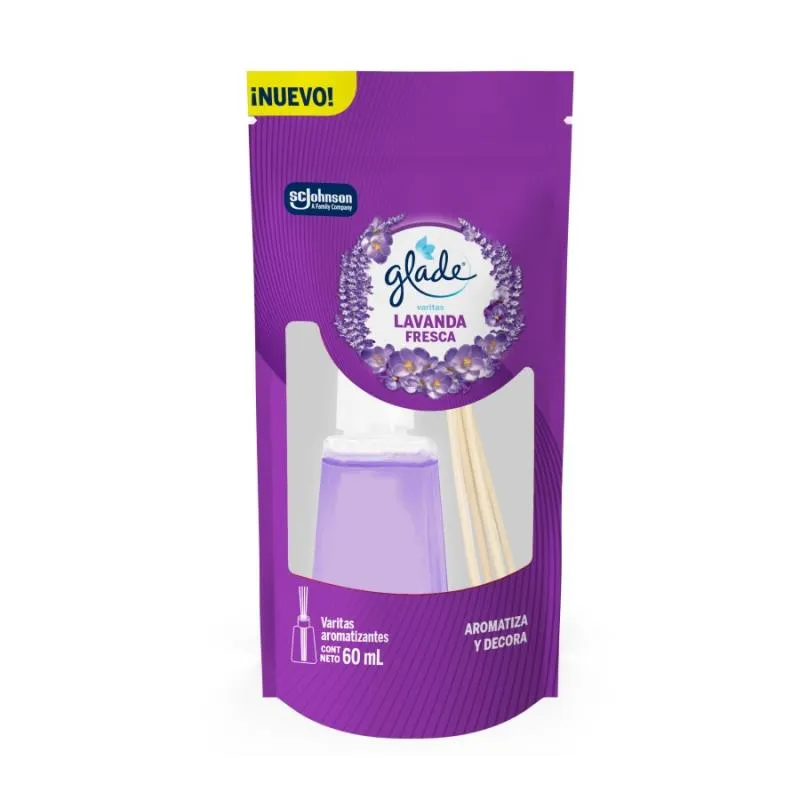 Ambientador Glade Varitas Lavanda Fresca