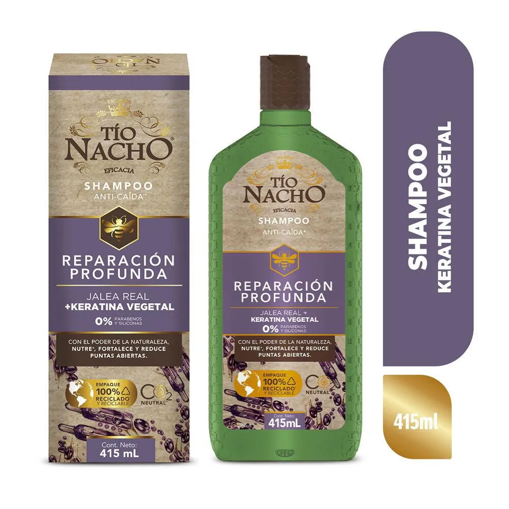 Shampoo Tio Nacho Keratina Vegetal