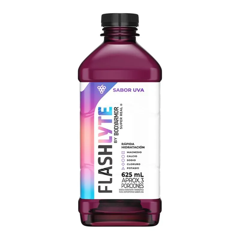 Flashlyte Bebida Hidratante Sabor Uva 625 Ml