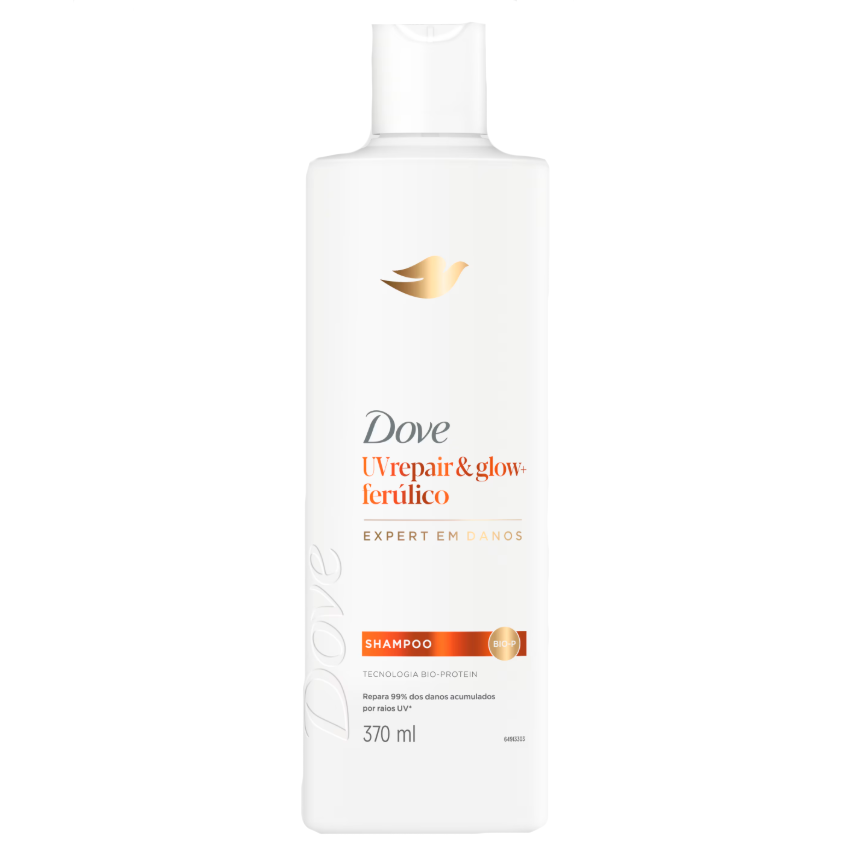 Shampoo Dove UvRepair Glow Ferulico Cabello Dañado