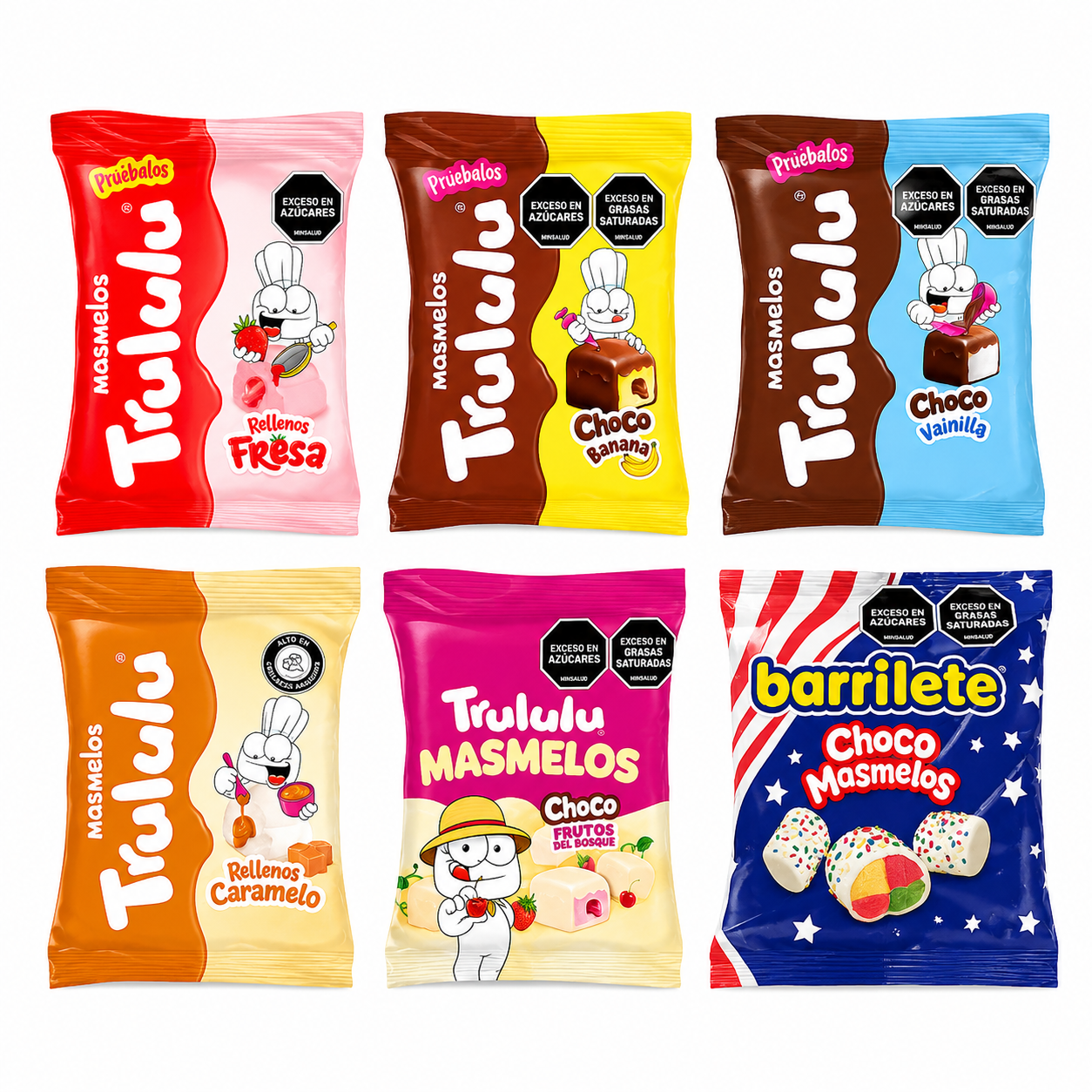 Gomas Trululu Masmelos Srtdo 50 Gr