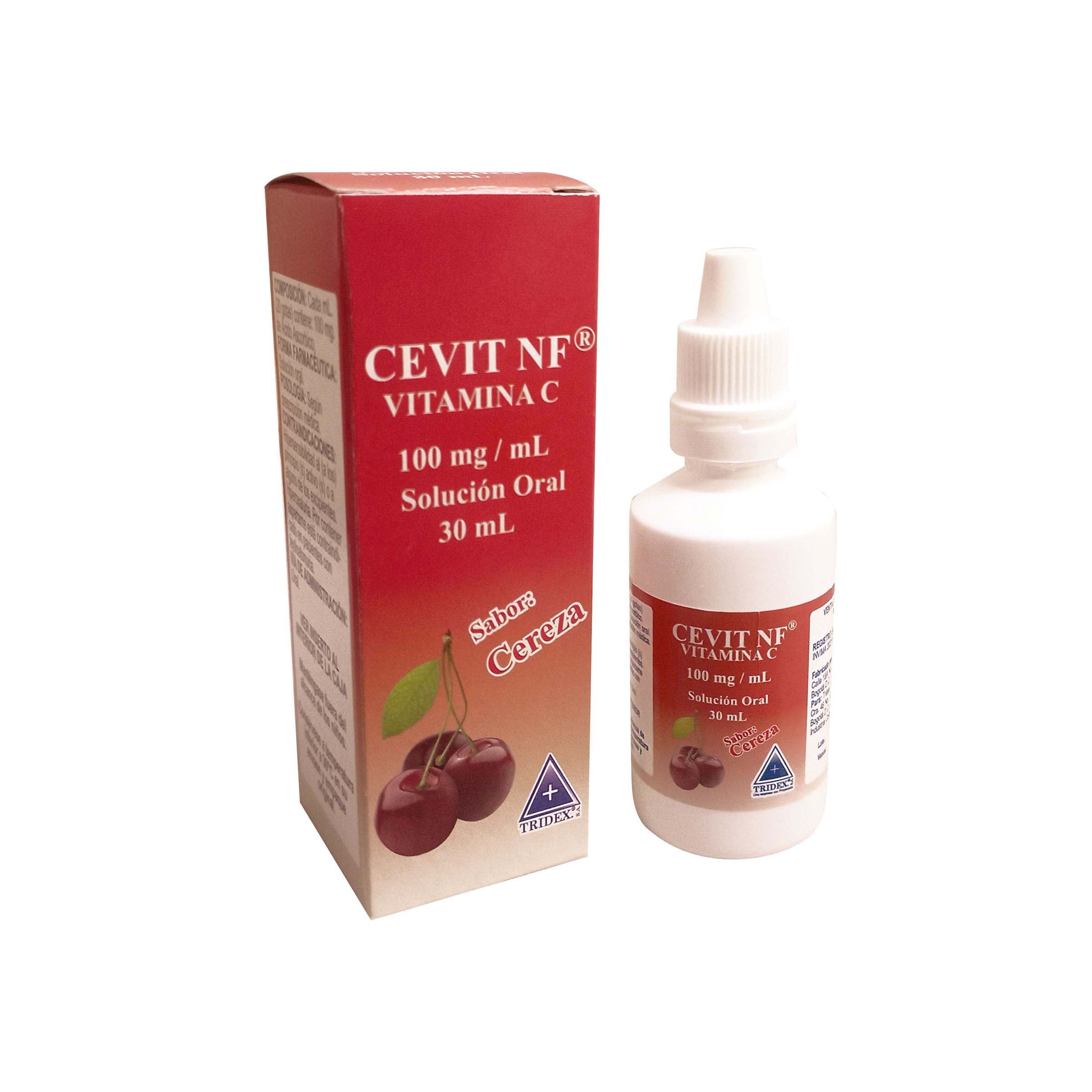 Cevit Nf Cereza Vitamina C 100 Mg Solucion Oral