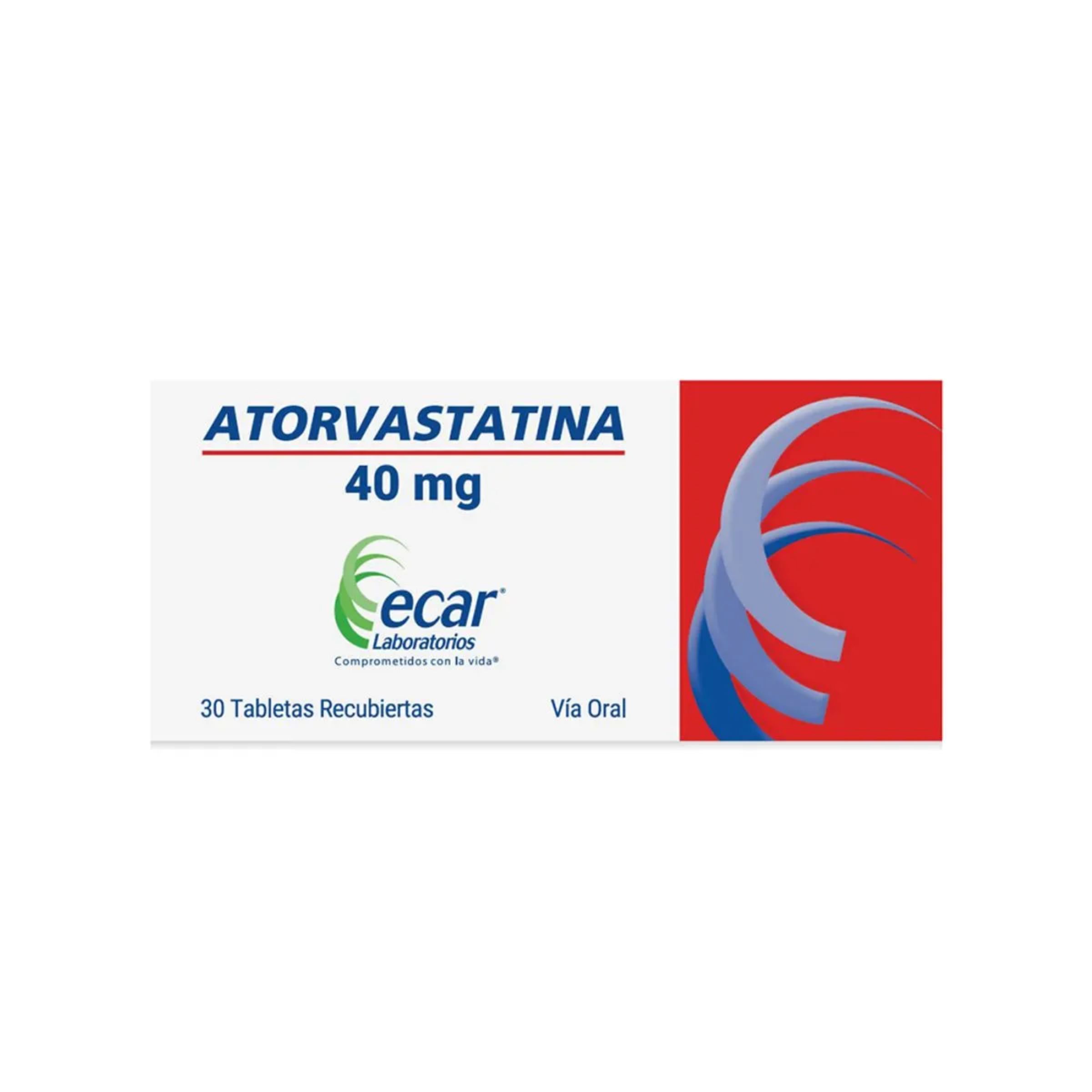 Atorvastatina 40 Mg Tabletas Recubiertas
