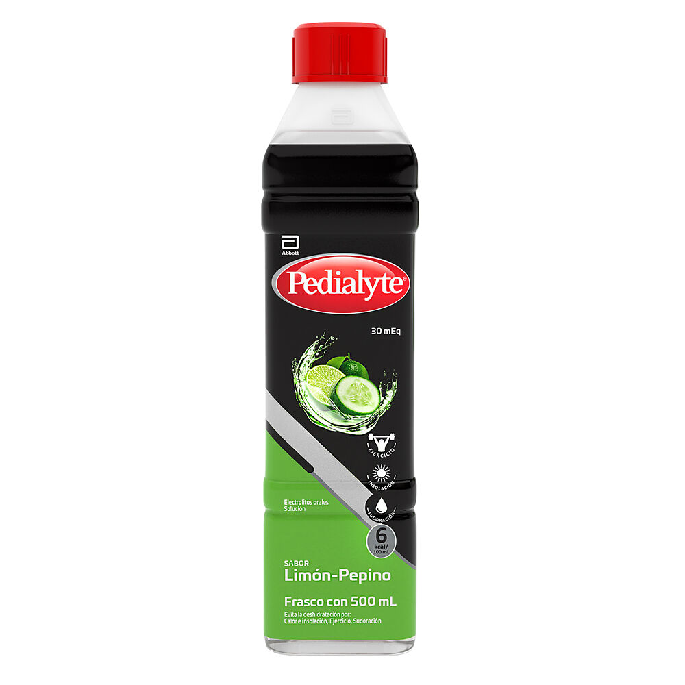 Pedialyte Active 30 Meq Suero Oral Sabor A Pepino Limon