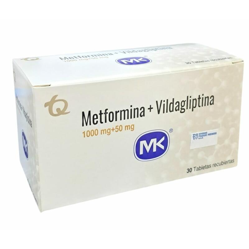 Metformina + Vildagliptina 1000/50 Mg