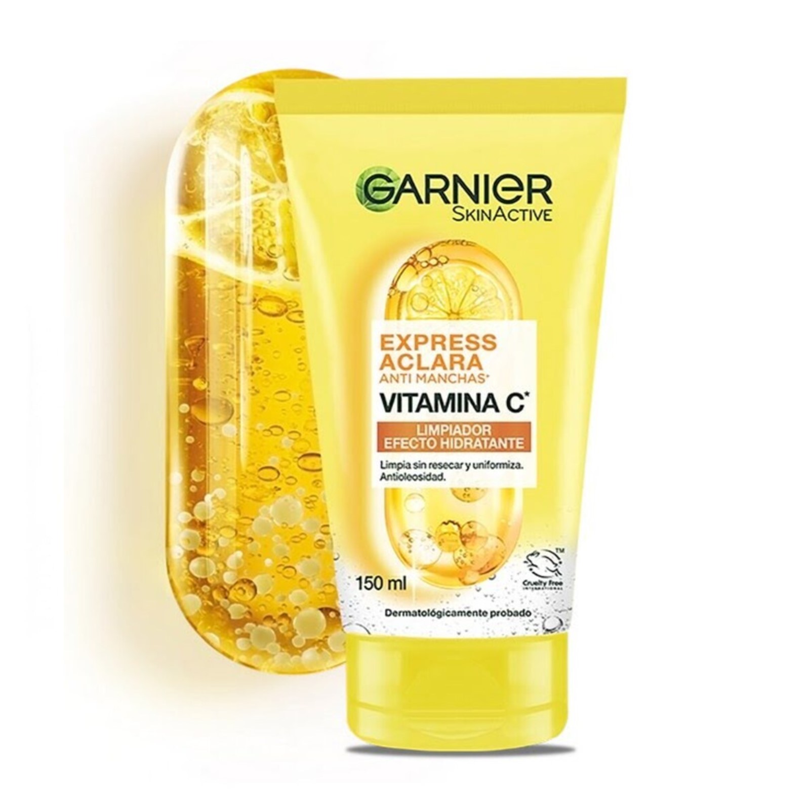 Garnier Express Aclara Anti Manchas Vitamina C Gel Limpiador Efecto Hidratante