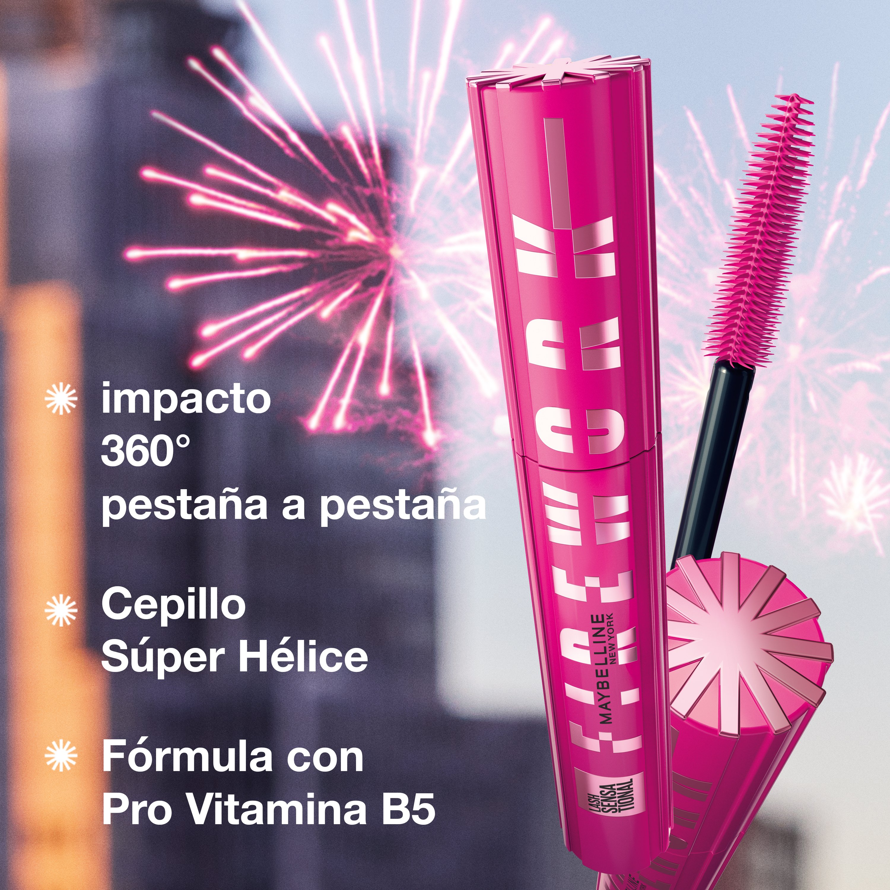 Mascara Para Pestañas Maybelline Lash Sensational Firework
