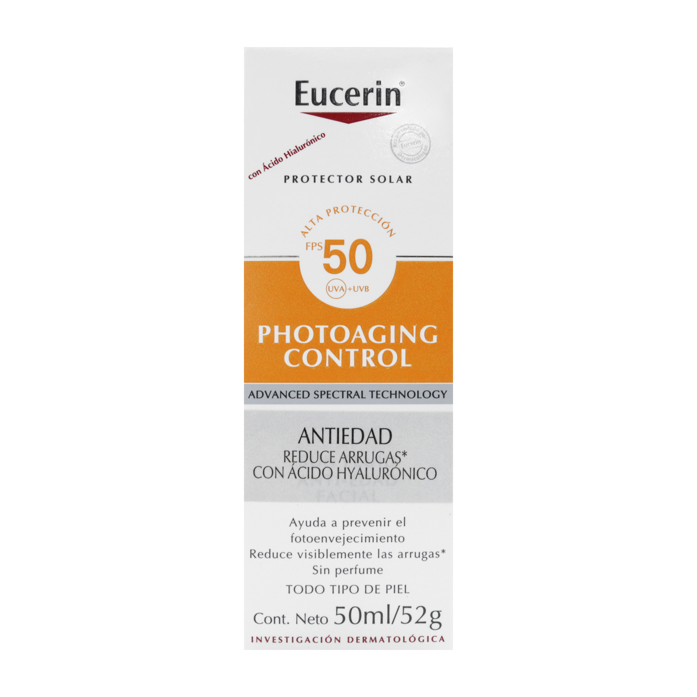 BLOQUEADOR EUCERIN FPS 50 FACIAL 50 ML