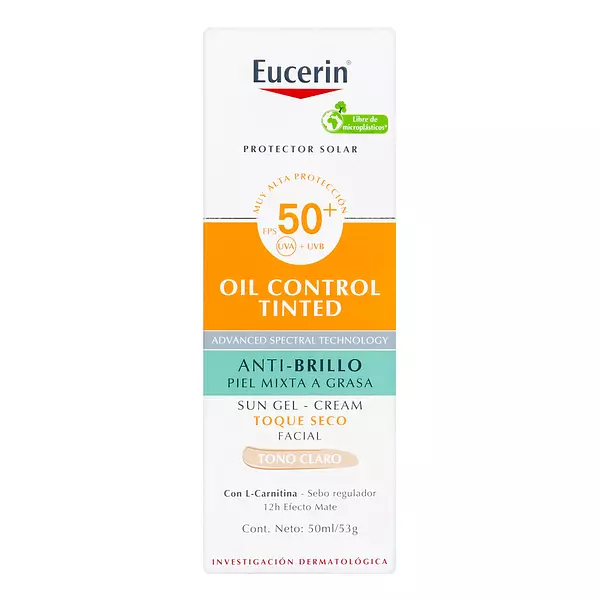 BLOQUEADOR EUCERIN OIL SECO TON CLAR 50M