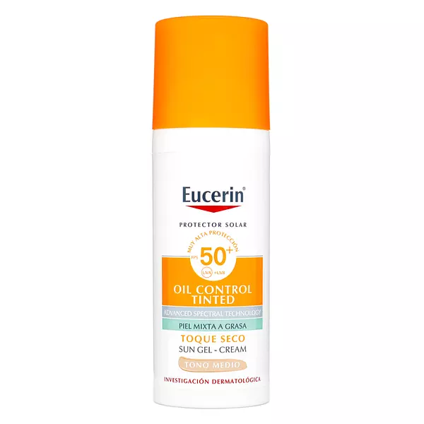 BLOQUEADOR EUCERIN OIL SECO TON MED 50M